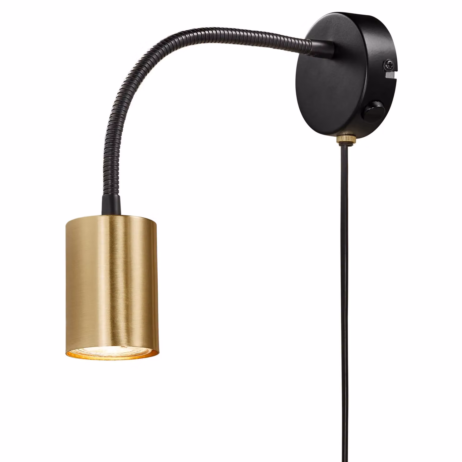 Nordlux Explore Adjustable Modern Wall Light in Gold Brass Metal with GU10 Mains Connection – 2