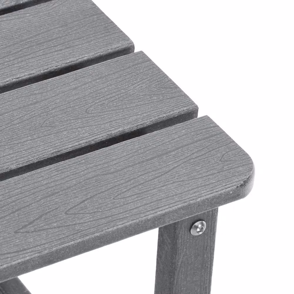 Berkfield Home 3 Piece Modern Garden Lounge Set in Light Grey HDPE – 4