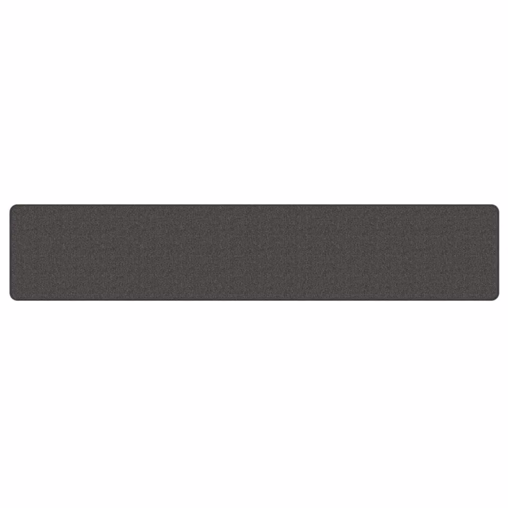 Berkfield Home Sisal Look Carpet Runner in Anthracite and Black, W/D/H: 50 x 250 cm – 1