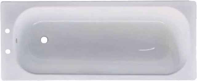 Balterley Modern Rectangular Acrylic Bath in White, W/D/H: 160 x 70 x 35.5 cm