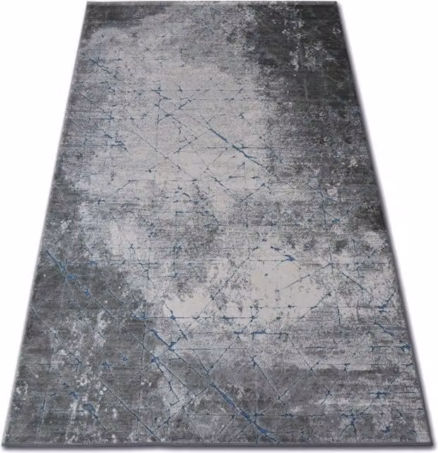 RugsX Yazz Blue Abstract Woven Modern Rug W: 80 cm, L: 150 cm