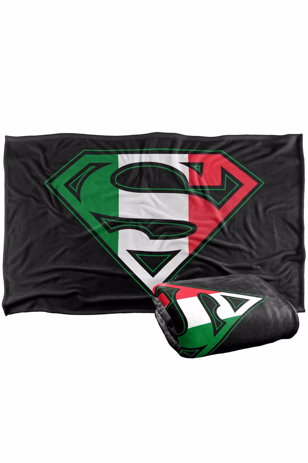 Warner Bros. Superman Italian Shield Super Soft Fleece Throw Blanket, Multicolour, W: 91.44 cm x L: 147 cm – 6