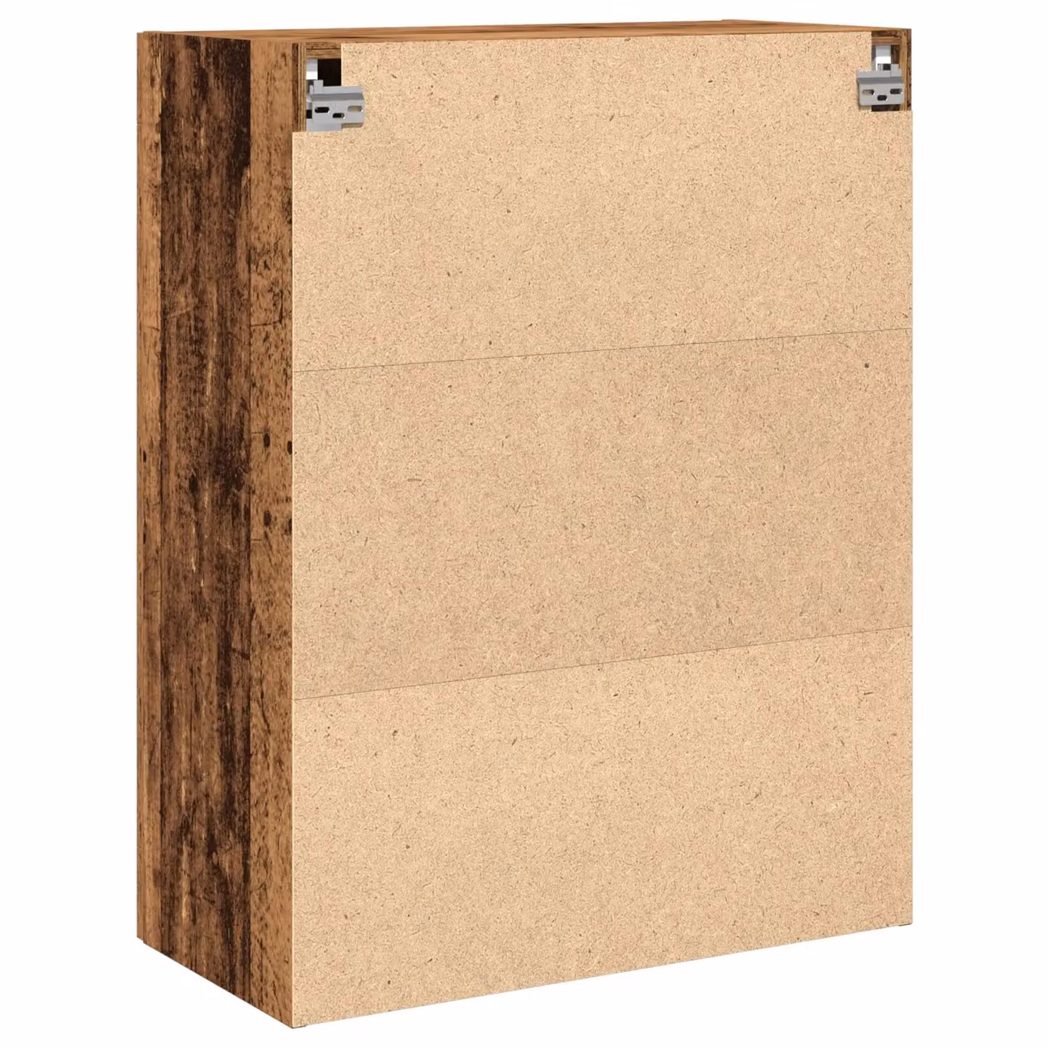 Berkfield Home Wall-Mounted Rustic Wood Cabinet with Glass Doors in Brown, W/D/H: 69.5 x 34 x 90 cm – 4