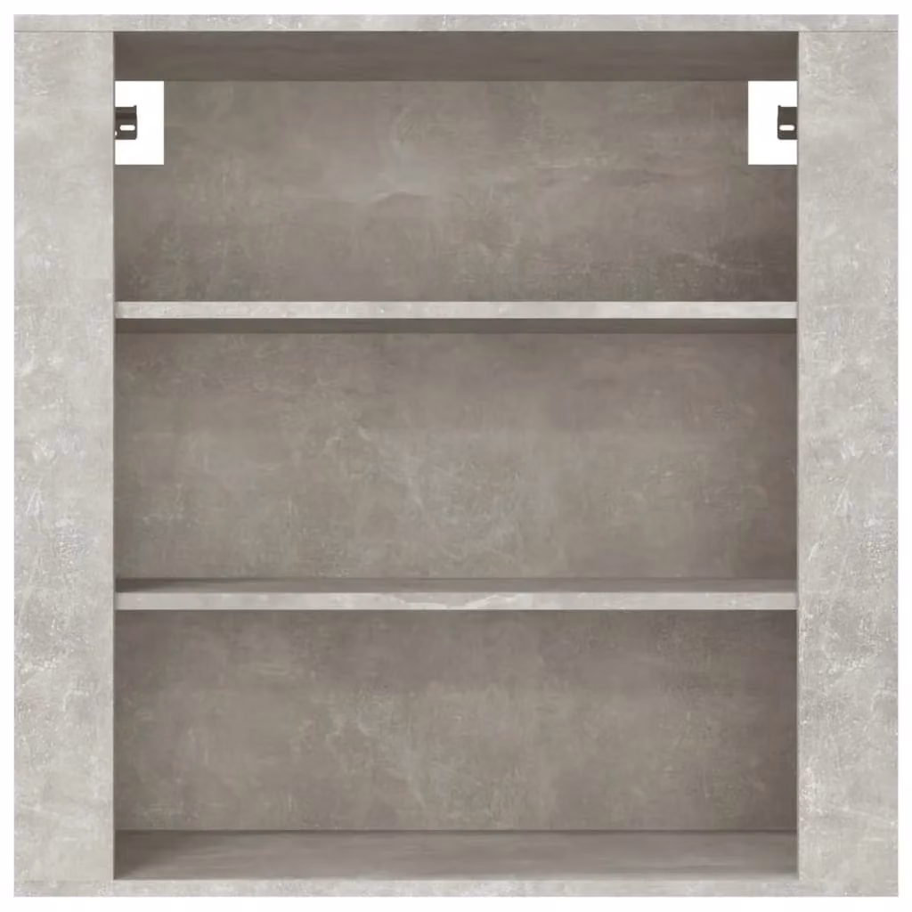 Berkfield Home Wall Mounted Cabinet in Concrete Grey, W/D/H: 80 x 33 x 80 cm – 2