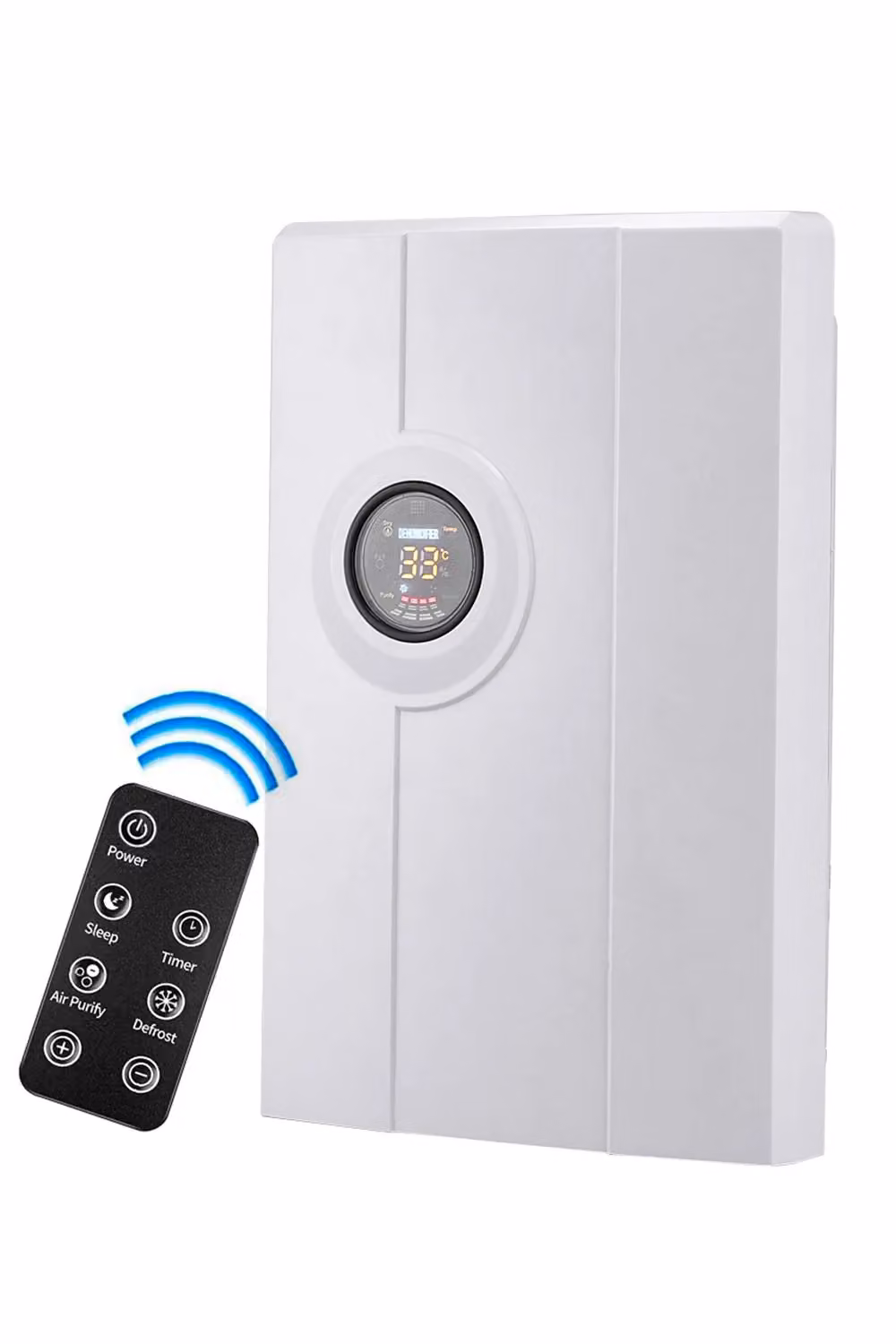 Living and Home Silenced Dehumidifier with Remote Control and Continuous Drain Hose, White – 2