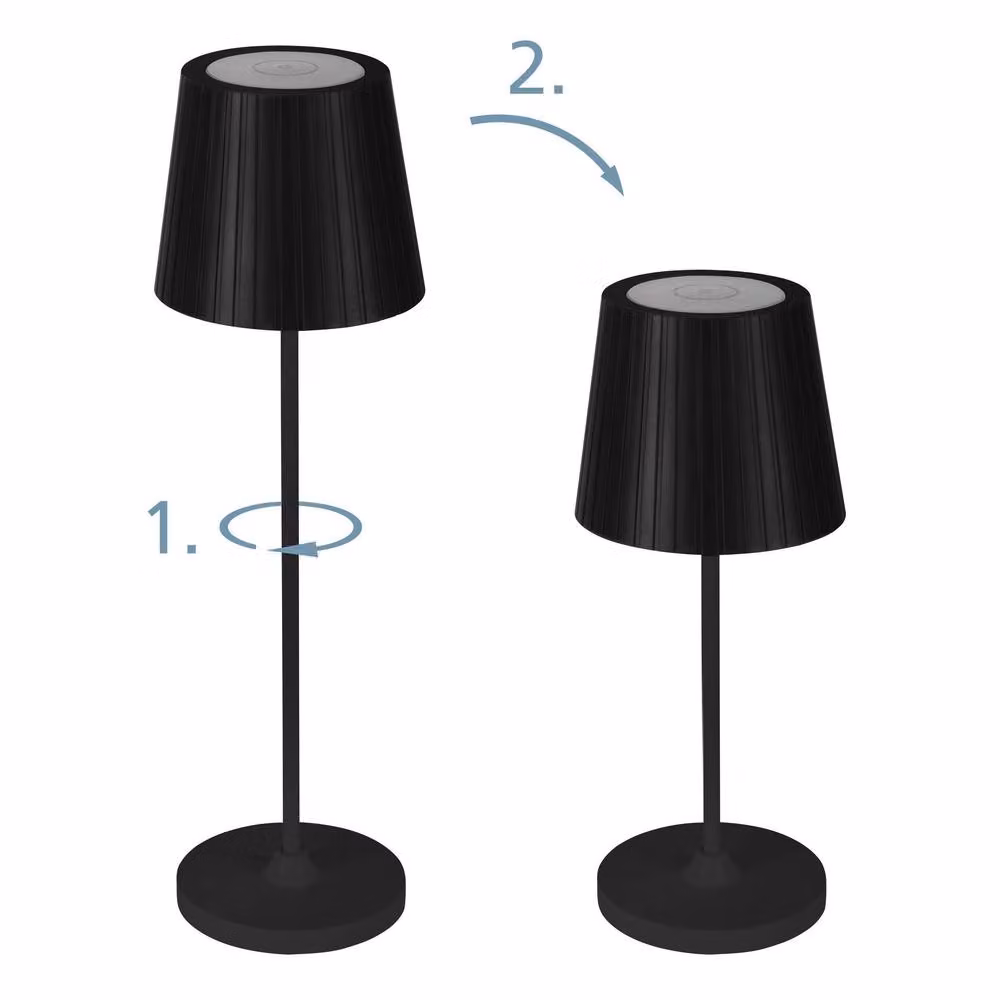 Eglo CABOZO Dimmable LED Portable Outdoor Table Lamp, Black – 2