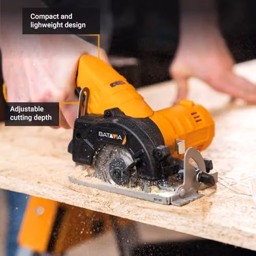 Batavia Fixxpack 12V Cordless Circular Saw 85 mm, Black – 2