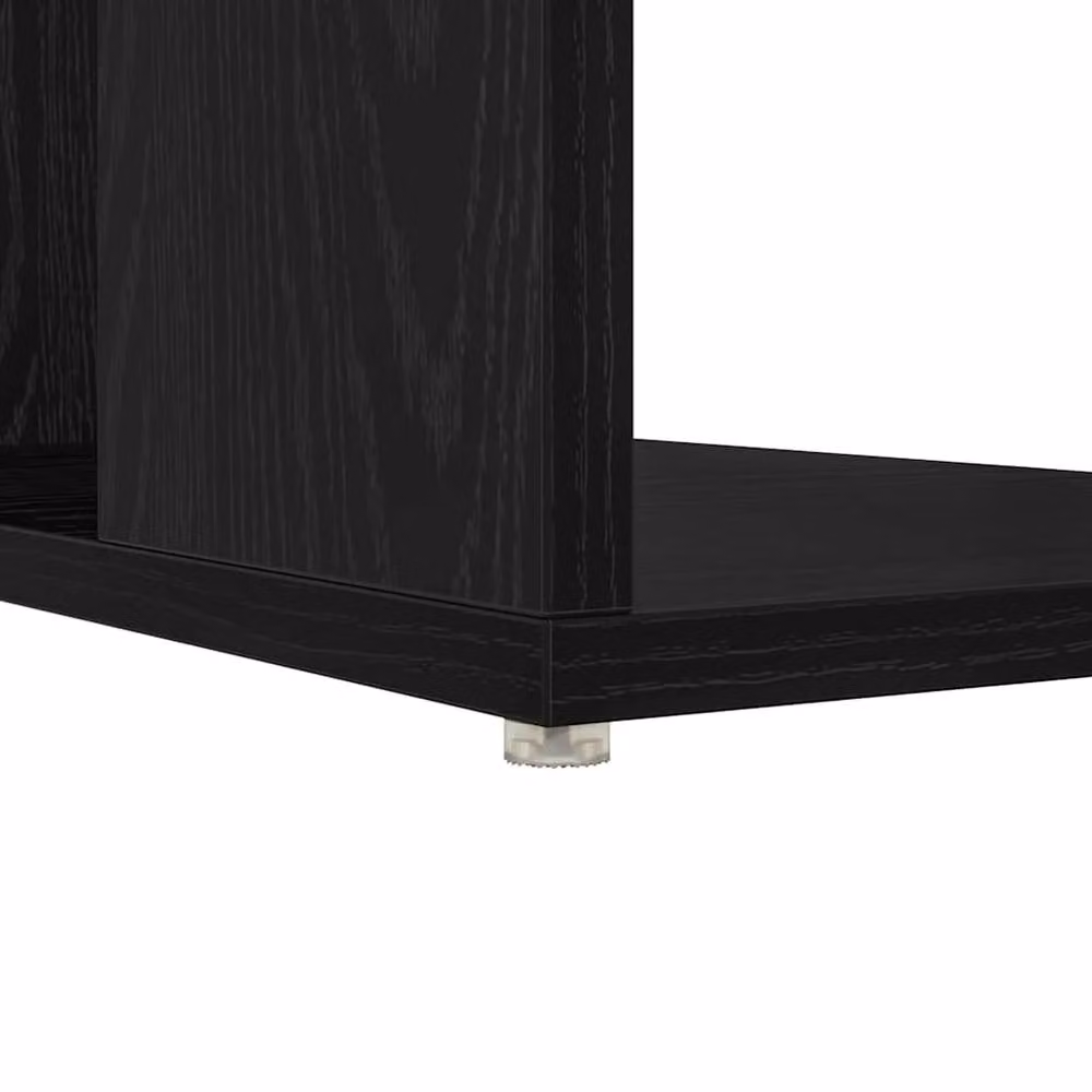 Berkfield Home Black Oak Computer Desk in Black Oak MDF – 8
