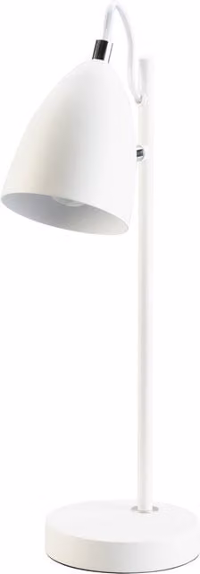 Litecraft Adjustable Modern White Metal Task Table Lamp