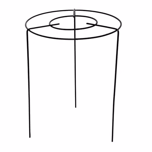 Garden Gear Double Round Grow Through Grid Ring Plant Support, Height: 30 cm, Pack of 3 – 1