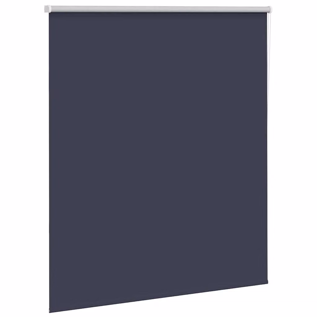 Berkfield Home Marine Blackout Roller Blind, Blue Polyester, W: 130 cm, H: 150 cm – 3