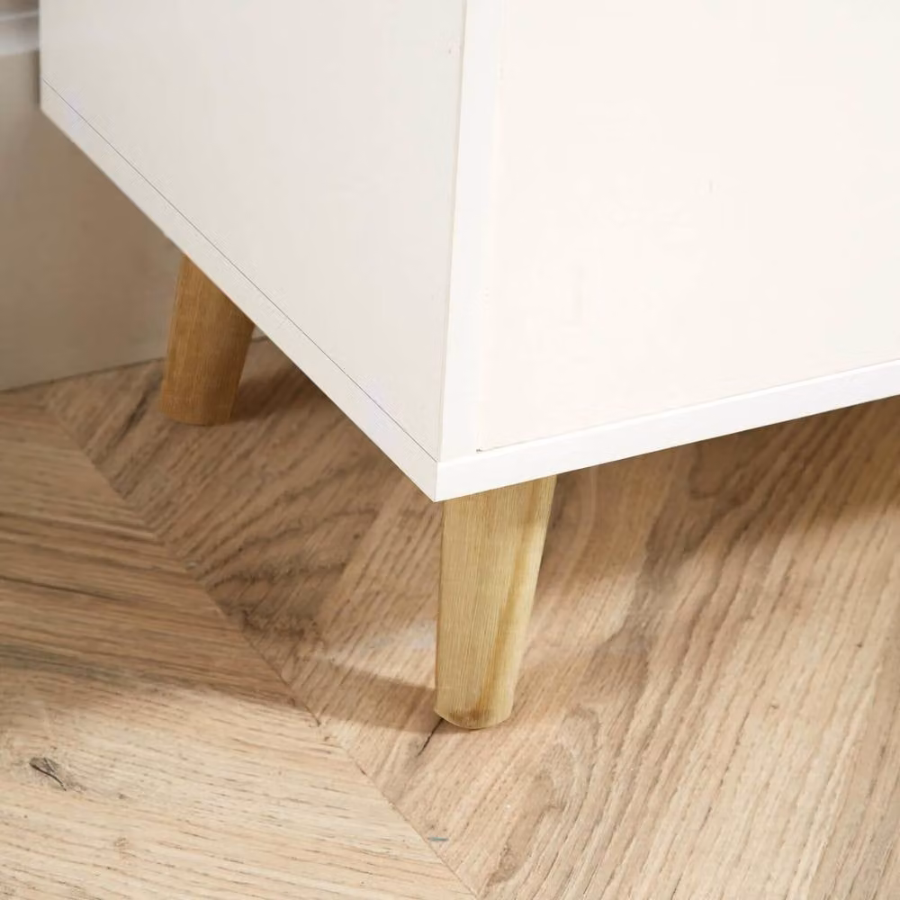 Home Source Boden White Oak Sideboard Chest and TV Stand for Living Room or Bedroom – 3