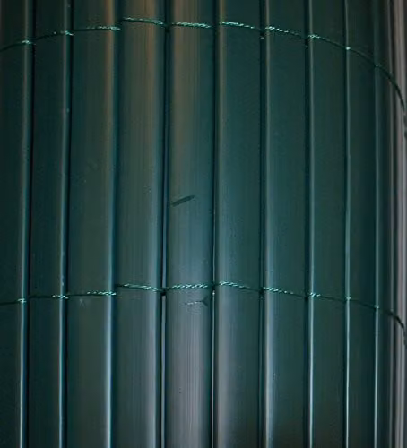Primrose Green Artificial Bamboo Cane Plastic Garden Screening Roll W: 400 cm, H: 150 cm – 3