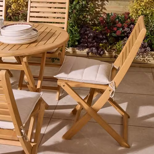 Rowlinsons Ashdown Six Seater Oval Wooden Dining Set in Brown – 2