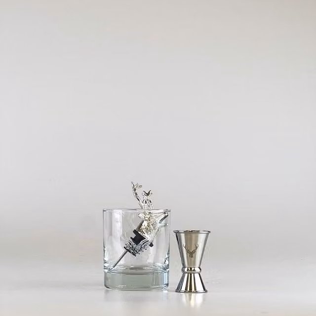 Selbrae House Glass, Pourer and Jigger Set with Tumbler in Transparent – 1