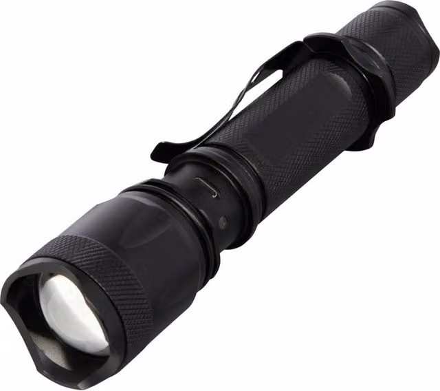 Stac Mears LED Hand Torch in Black Aluminium