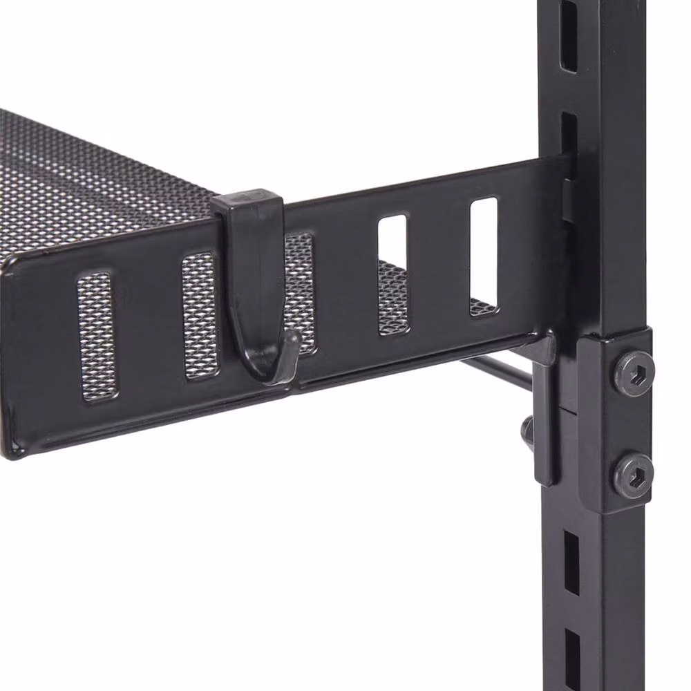 Garden Sanctuary Black Metal Over-the-Door Kitchen Pantry Organiser, W: 43.0 cm, H: 130.0 cm – 4