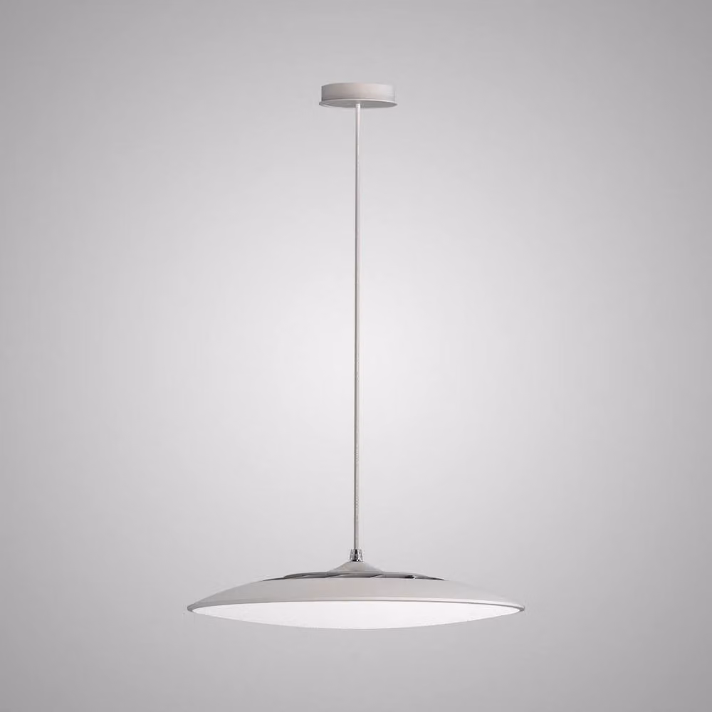 Netlighting Slim Round LED Pendant Light, White, 16W, 4000K, 1440lm, Diameter: 25 cm – 2