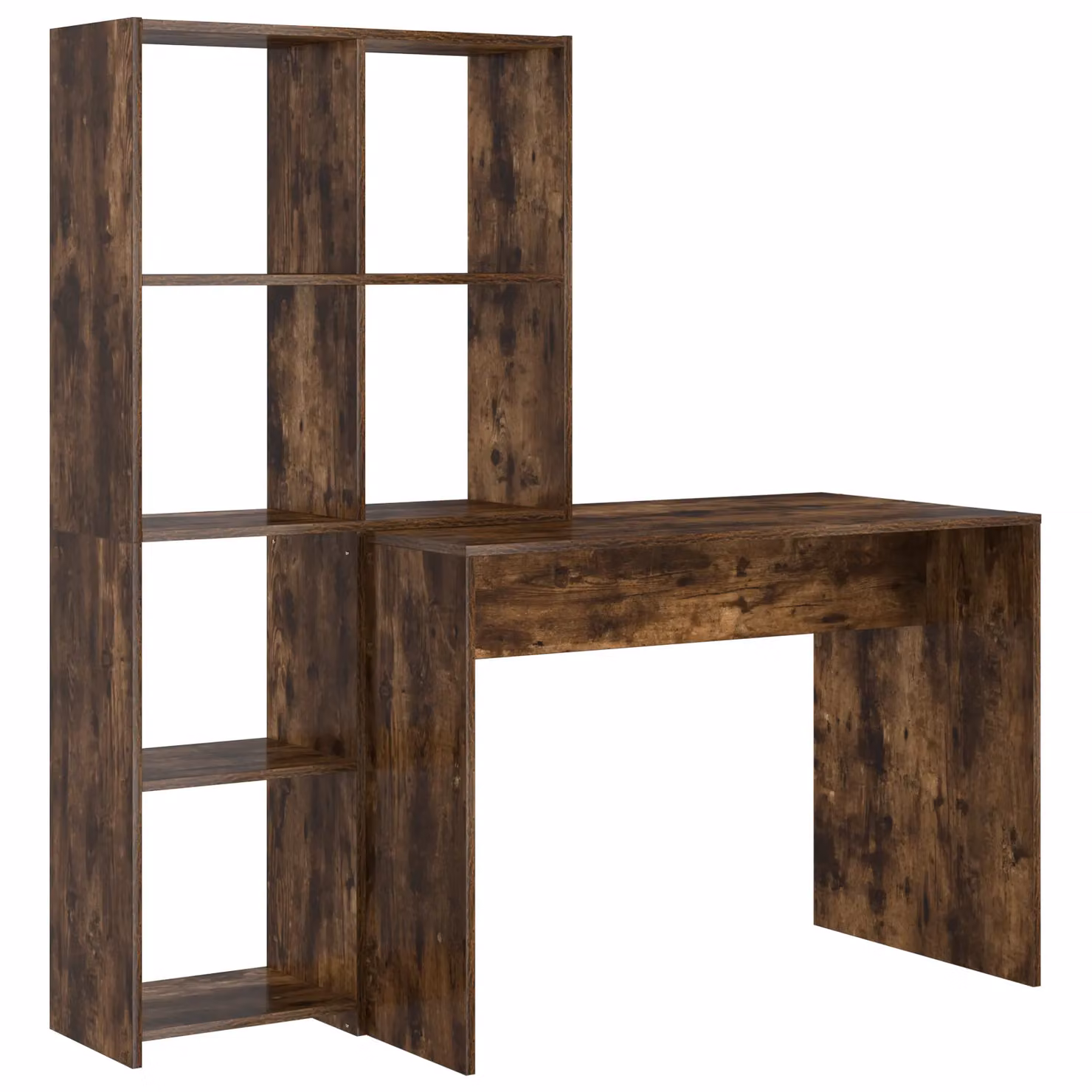 Berkfield Home Modern Smoked Oak Storage Shelf in Brown – 2