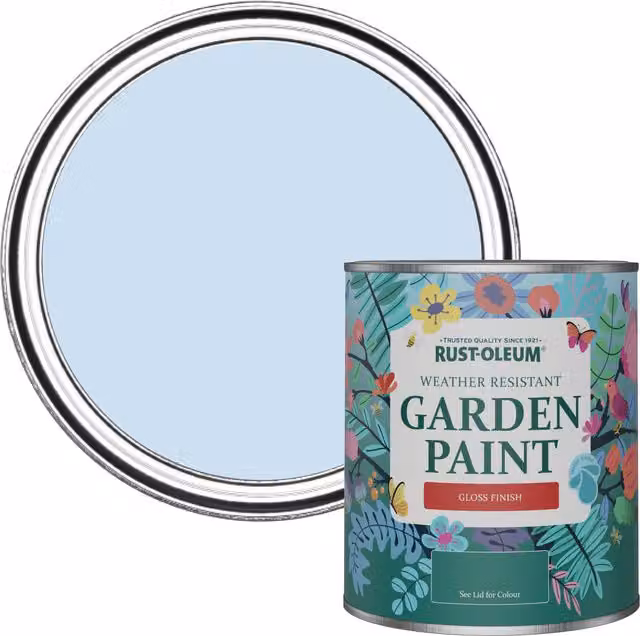 Rust-Oleum Garden Paint in Gloss Finish, Blue, 0.75 l