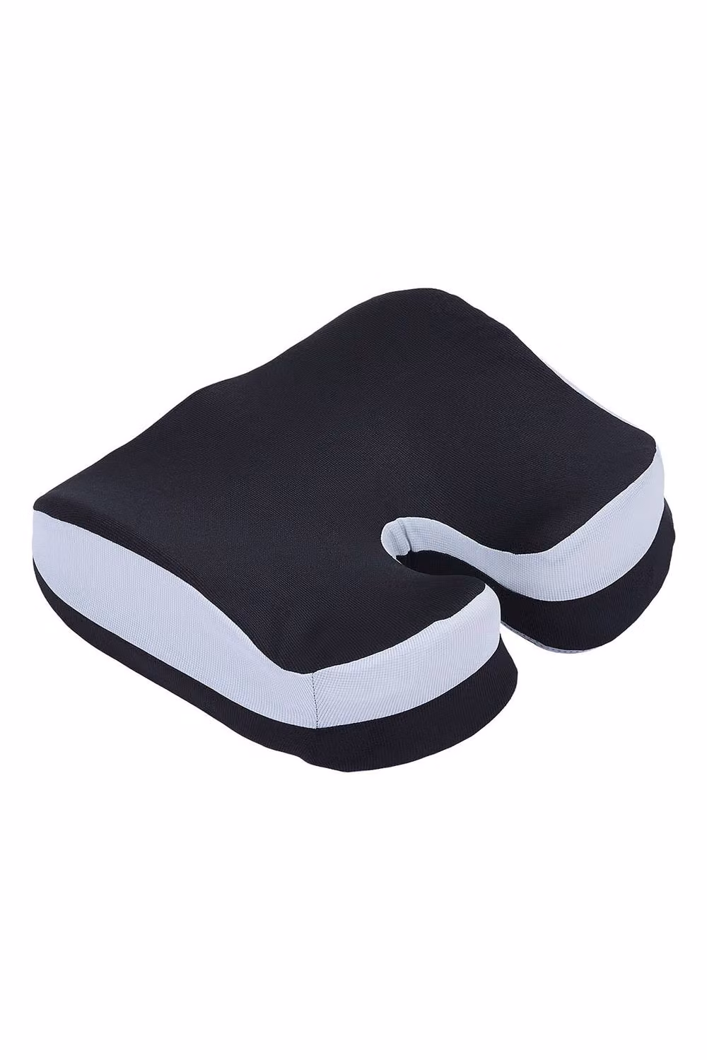 Living and Home U-Shaped Memory Foam Seat and Back Cushion with Removable Cover in Black – 3