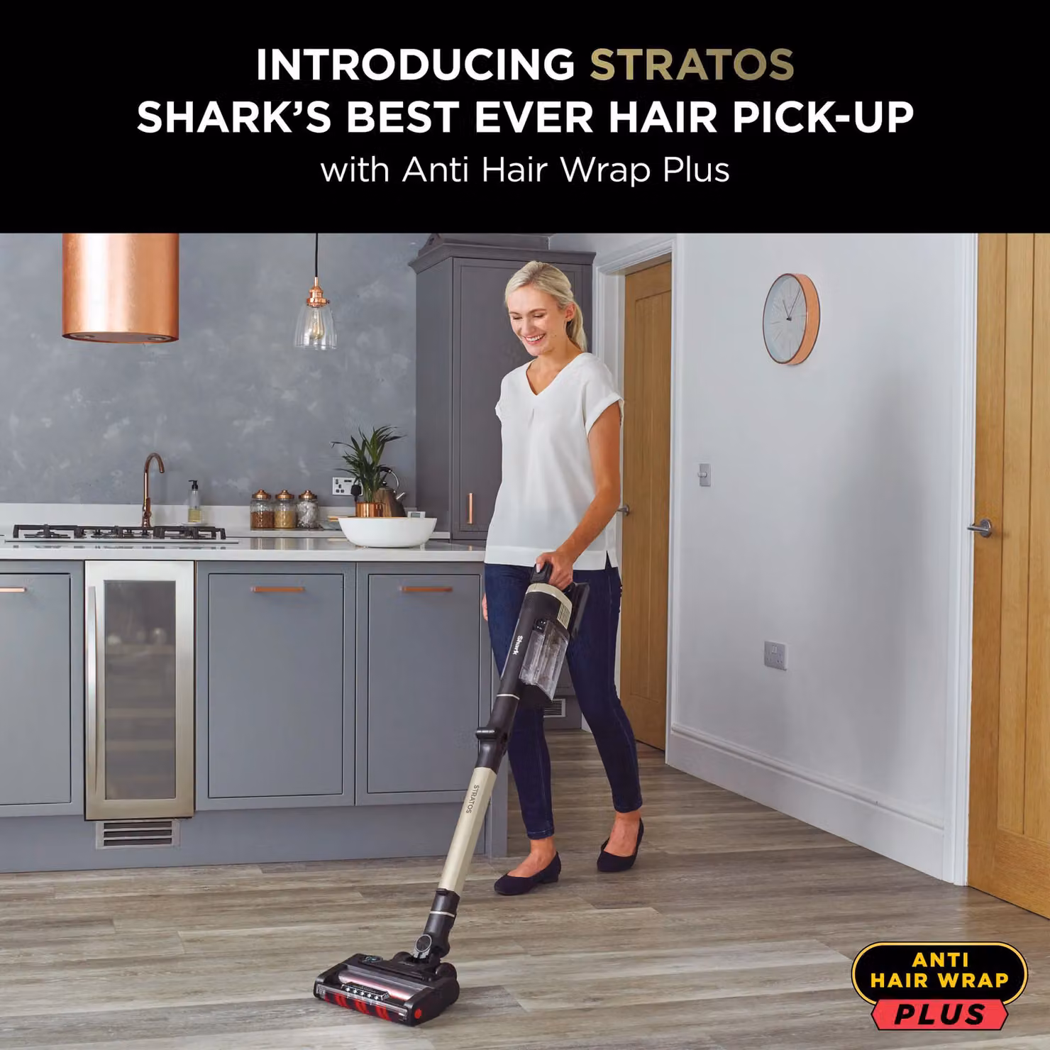Shark Stratos Cordless Stick Vacuum Cleaner Pet Pro Model IZ400UKT in Grey – 2