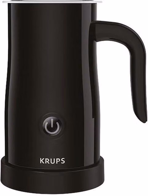 Krups Electric Milk Frother with Cocoa Function, Black, 300 ml