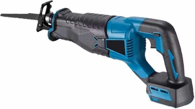 Ventryn Cordless Reciprocating Saw with 4 Blades for Wood and Metal Cutting, Black