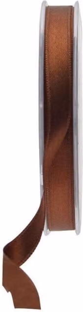 KDMD Brown Satin Ribbon, 10mm, 3 Pack – 1