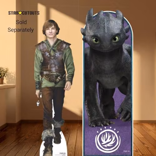 Star Cutouts Hiccup Viking How To Train Your Dragon Live Action Cardboard Cut Out, Height: 171 cm – 2
