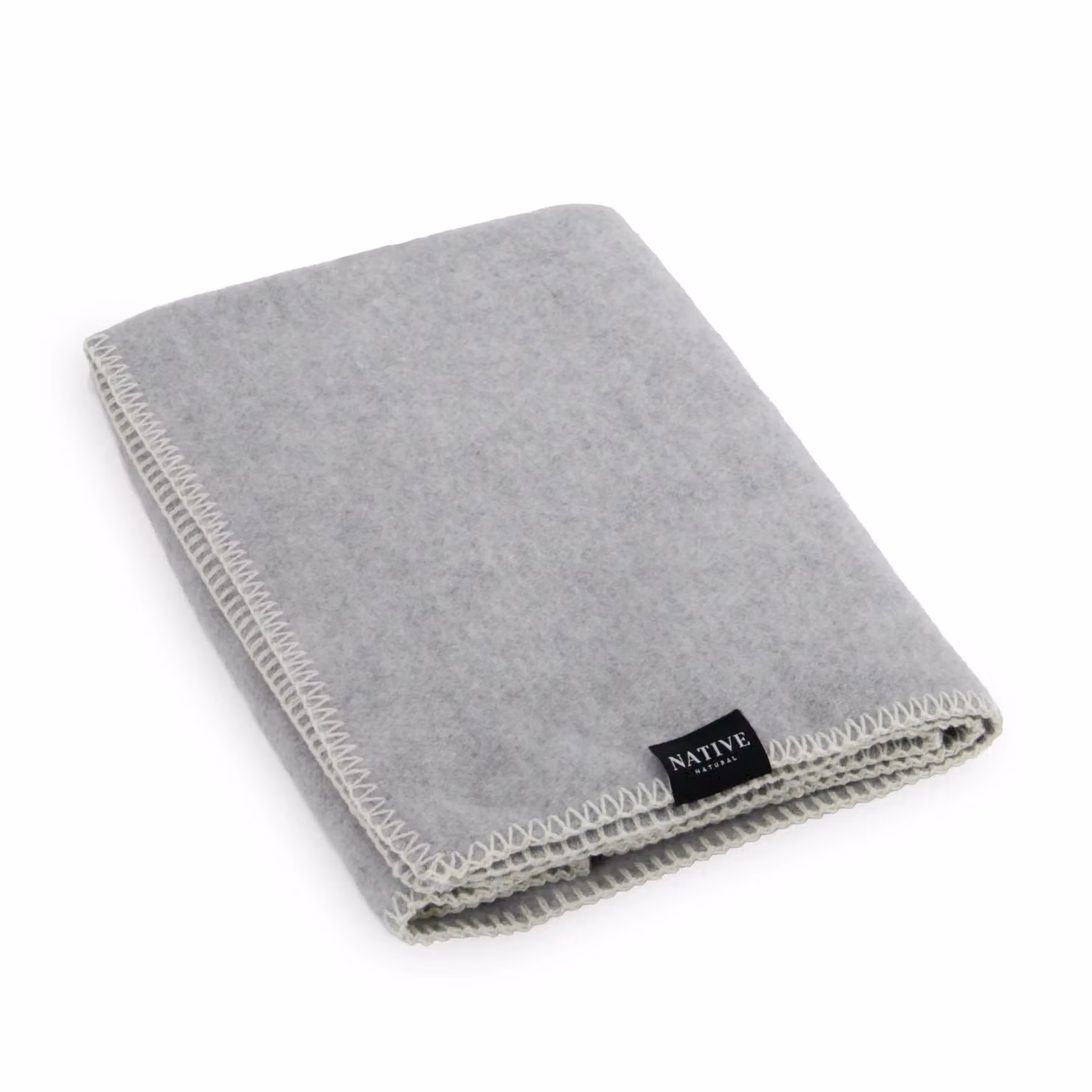 Native Natural Soft Grey Pure Wool Baby Blanket – 2