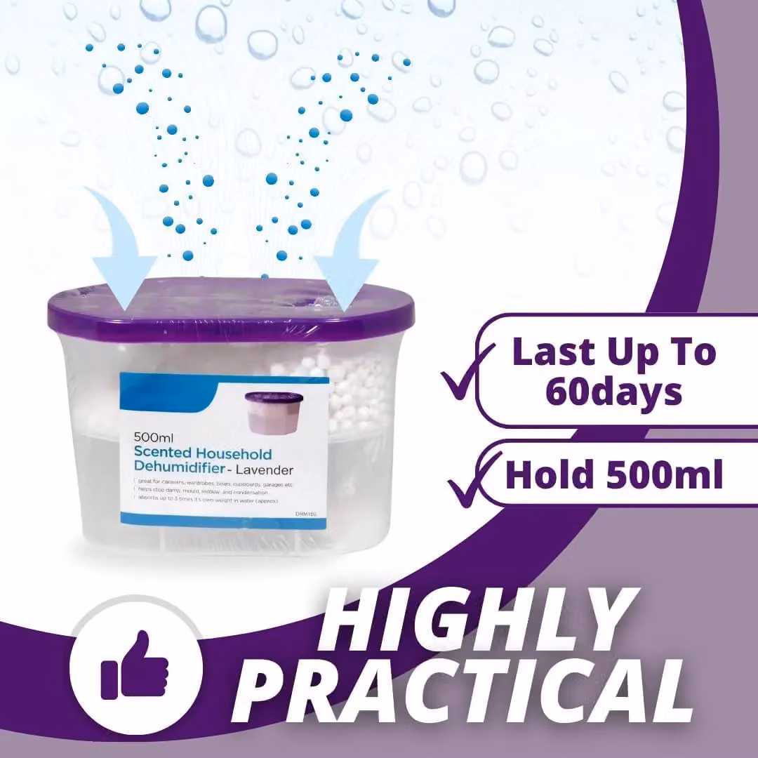 Marco Paul Lavender Scented Disposable Dehumidifier in Clear – 4