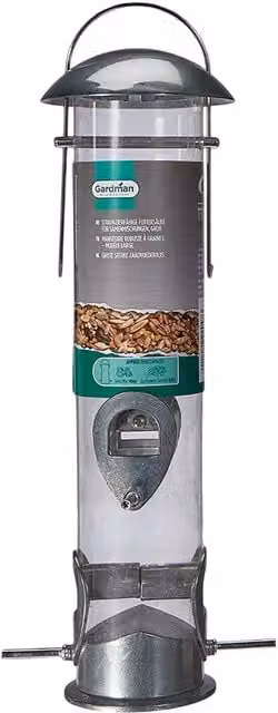 Gardman Black Metal Seed Bird Feeder