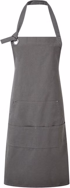 Premier Cotton Canvas Pocket Apron in Grey