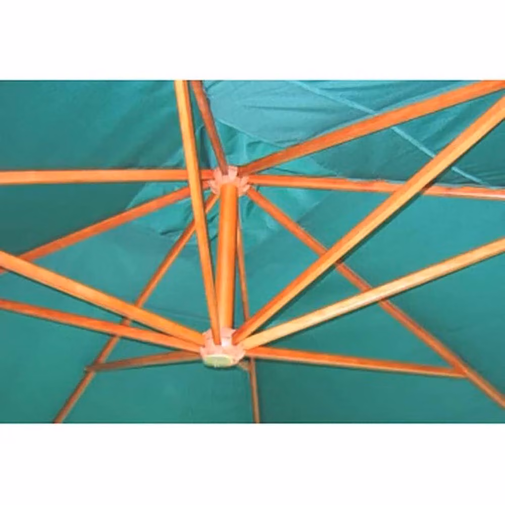 Berkfield Home Beautiful Melia Green Cantilever Floating Parasol W: 300 cm, D: 400 cm – 2