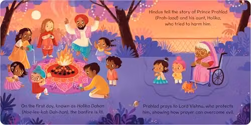 Ladybird First Festivals: Holi Lift-the-Flap Board Book, Multicolour – 2