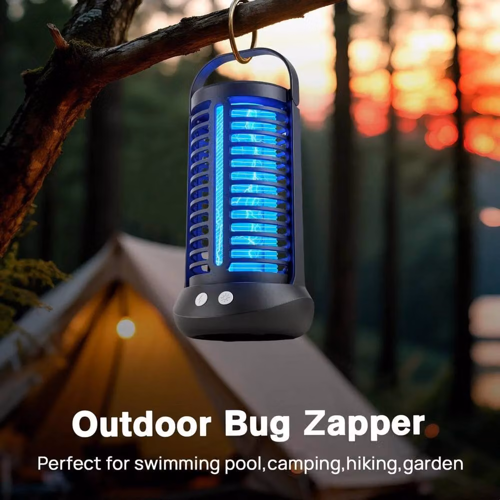 Nordara 2 Pack UV LED Bug Zapper Mosquito and Fly Pest Trap Lamp, Black, W: 100 cm, H: 80 cm – 6