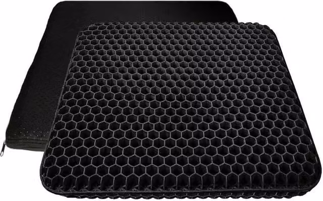 Havendro Orthopaedic Gel Seat and Back Support Cushion in Black – 1