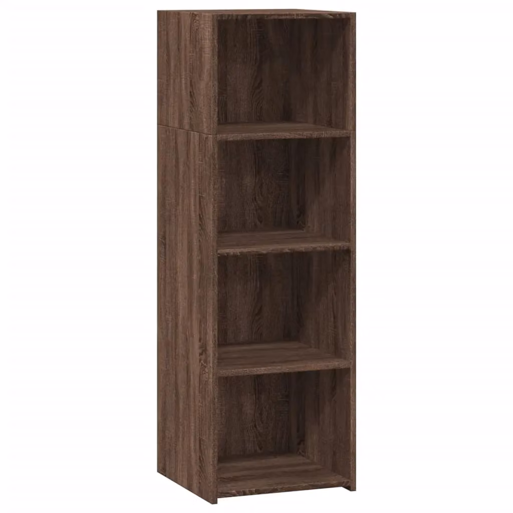 Berkfield Home Modern Brown Oak Highboard W/D/H: 40 x 41 x 124 cm – 2