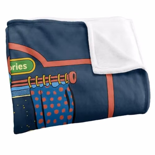 Steven Rhodes Jenny's New Friends Multicolour Silky Touch Super Soft Fleece Throw Blanket W/D/H: 152 x 127 cm – 7