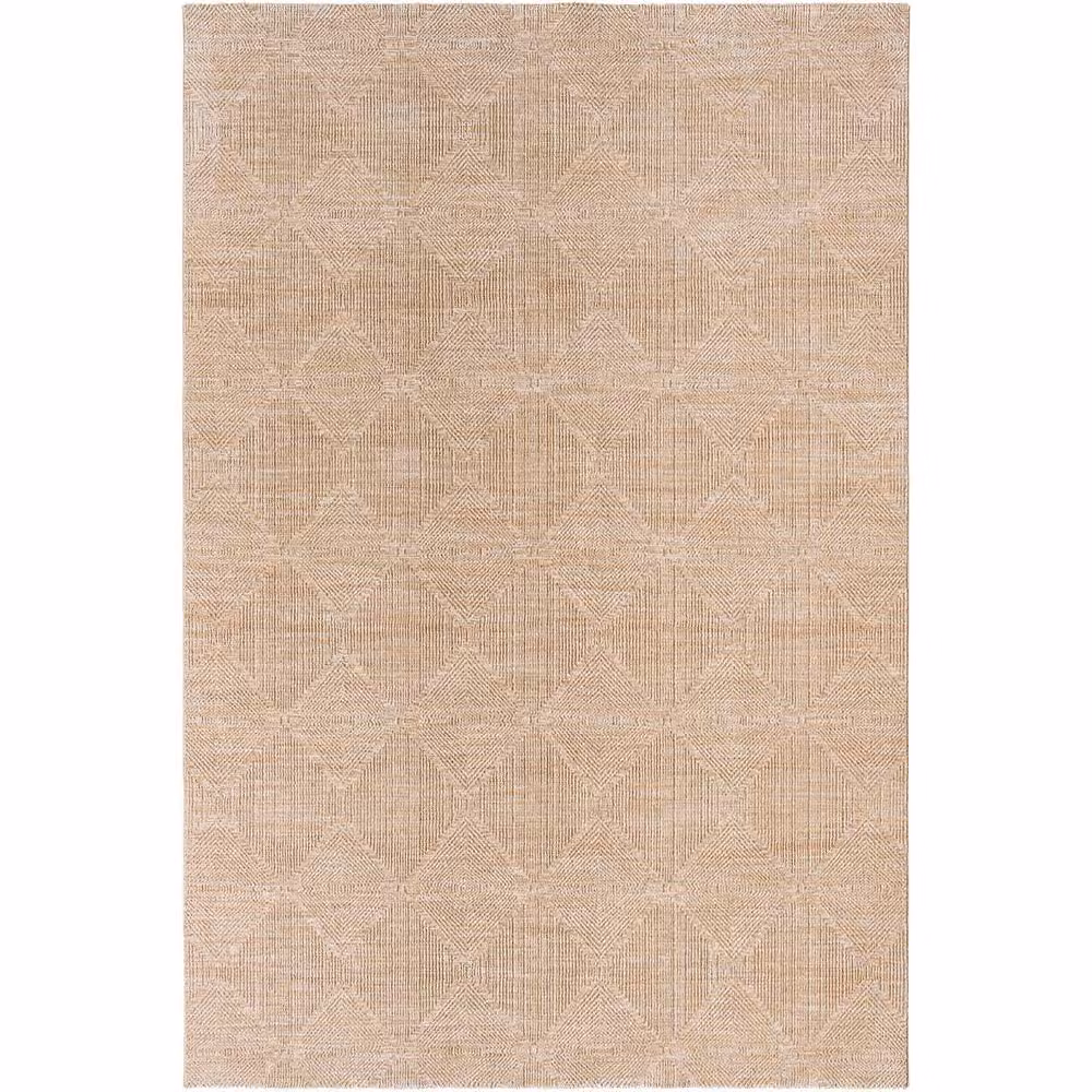 Livabliss Masterpiece Modern Geometric Rug in Beige and Brown with Fringes, W: 200 cm, L: 290 cm – 2