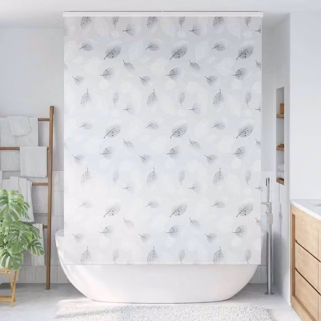 Berkfield Home Shower Roller Blind with Cassette, Grey, W: 146 cm, H: 240 cm