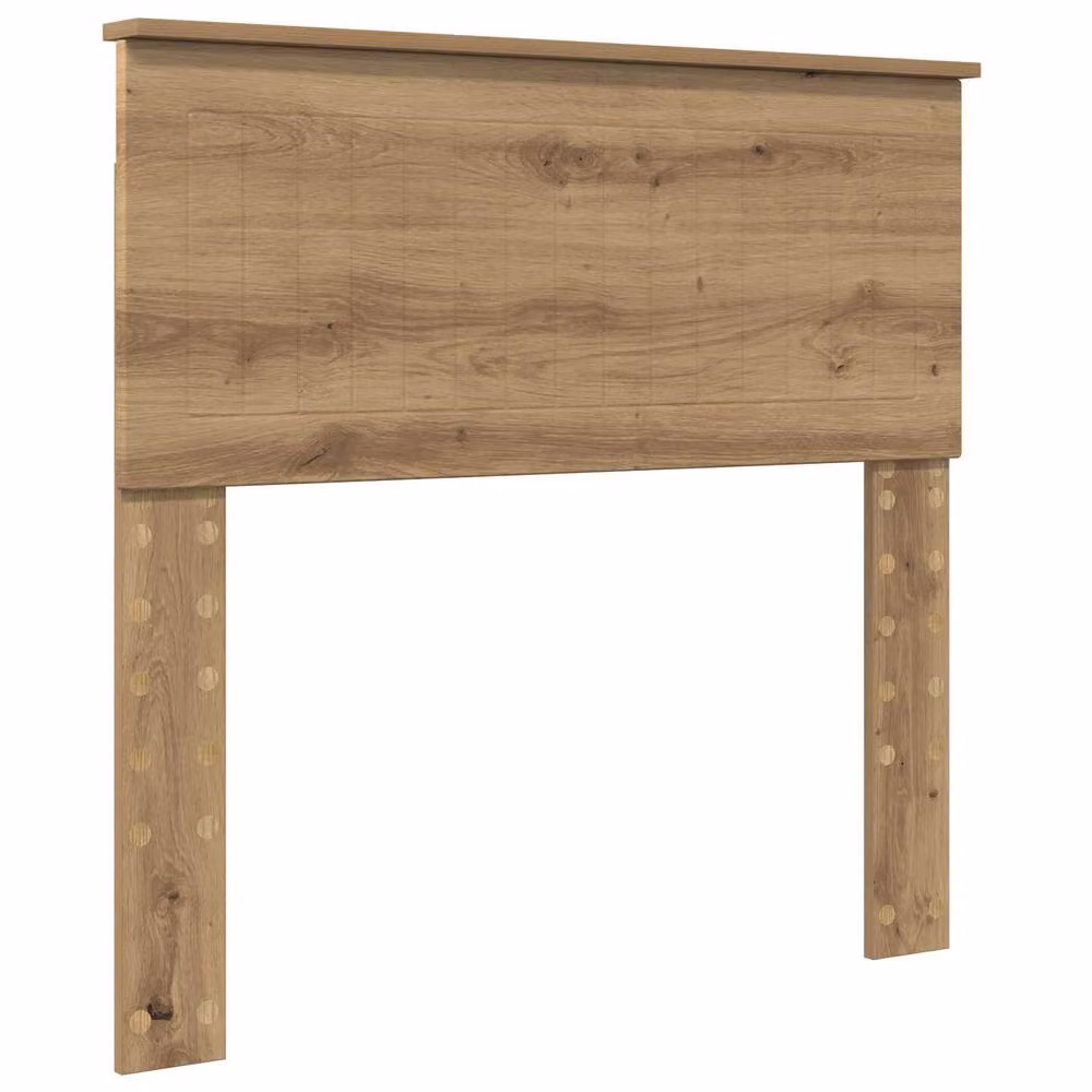 Berkfield Home Artisan Oak Bed Frame in Brown, W/D/H: 90 x 200 cm – 3
