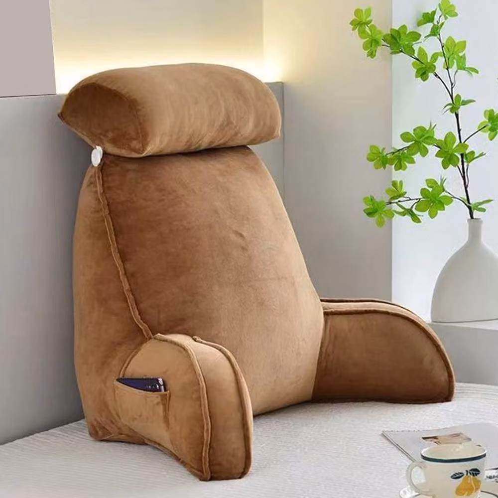 SPETLEK Cuddle Cushion Brown Contoured Wedge Lumbar Support and Head Rest – 2
