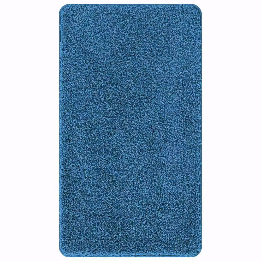 Berkfield Home Modern Rectangular Non-Slip Bath Mat, Blue, W: 70 cm, L: 120 cm – 2