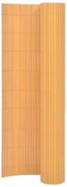 Berkfield Home Double-Sided Yellow Garden Fence, W: 400 cm, H: 110 cm