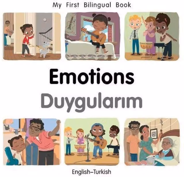 Patricia Billings My First Bilingual Book Emotions English Turkish Multicolour Board Book