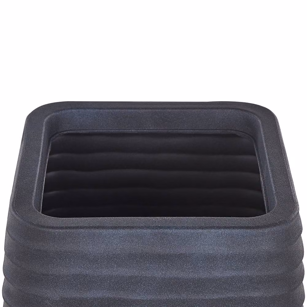 Wyld and Coco Black Polyresin Planter Tub W: 50 cm, D: 49 cm, H: 50 cm – 4