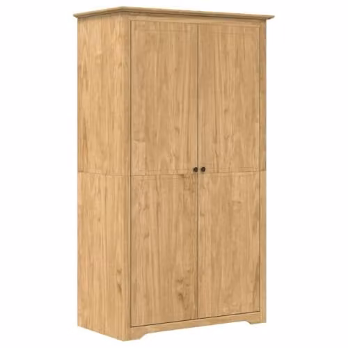 vidaXL BODO Modern Wardrobe in Brown, W/D/H: 99 x 53.5 x 173 cm
