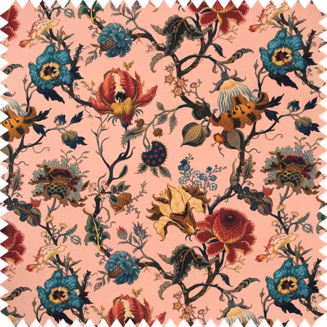 House of Hackney Artemis Cotton Linen in Blush Pink